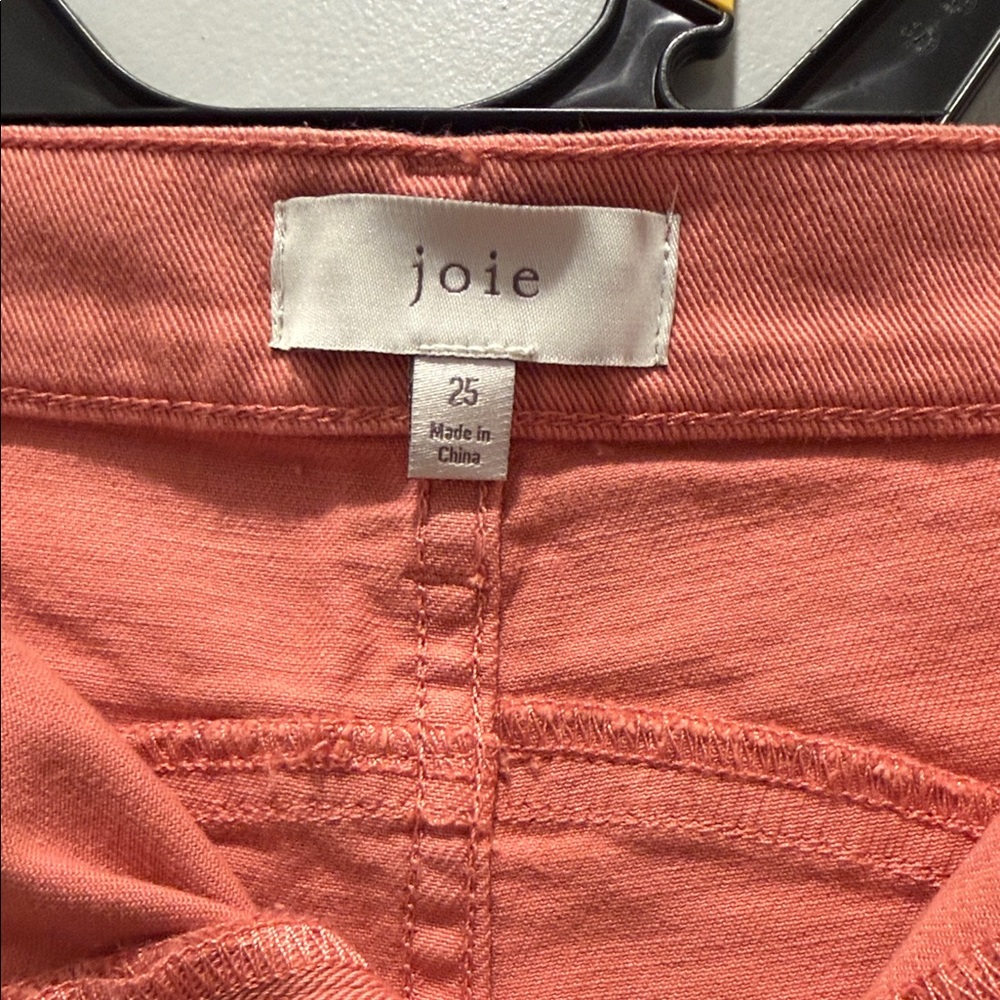 Joie Crop Jeans in Guava | Wide Leg Crop | High waist | Sz 25 - Picture 6 of 8